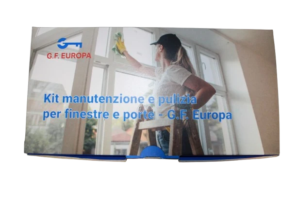 KIT MANUTENZIONE E PULIZIA PER FINESTRE E PORTE