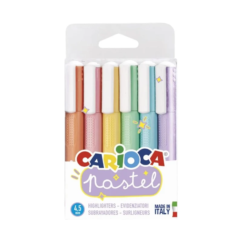 Kit Carioca Pastello - Evidenziatori + Matite + Pennarelli - Bundle