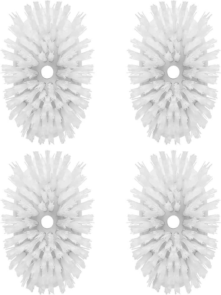 MR.SIGA Soap Dispensing Dish Brush Refills, 4 Pack