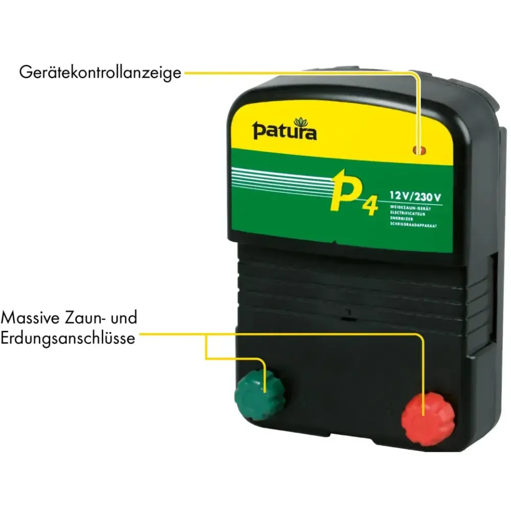 P 4 Unità di recinzione elettrica