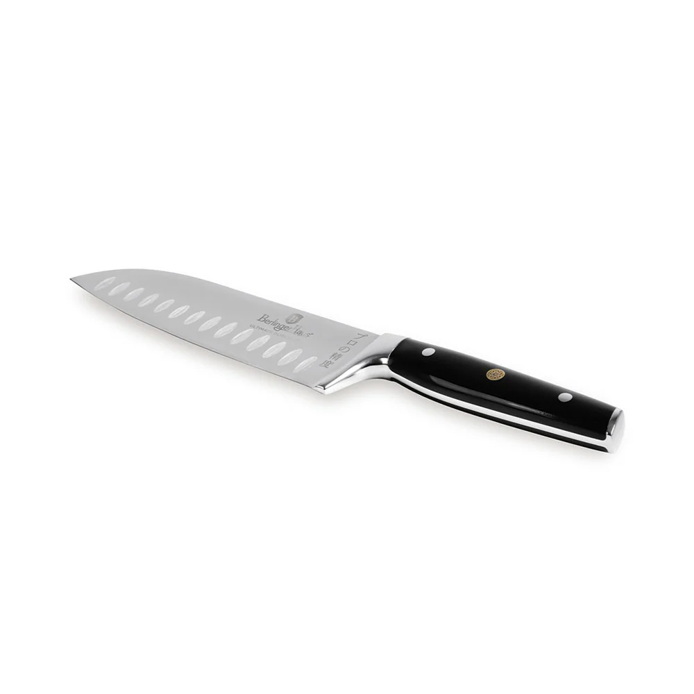 Berlinger Haus Küchenbarf Haus Santoku Messer da 17,5 cm Collezione Vantage Black