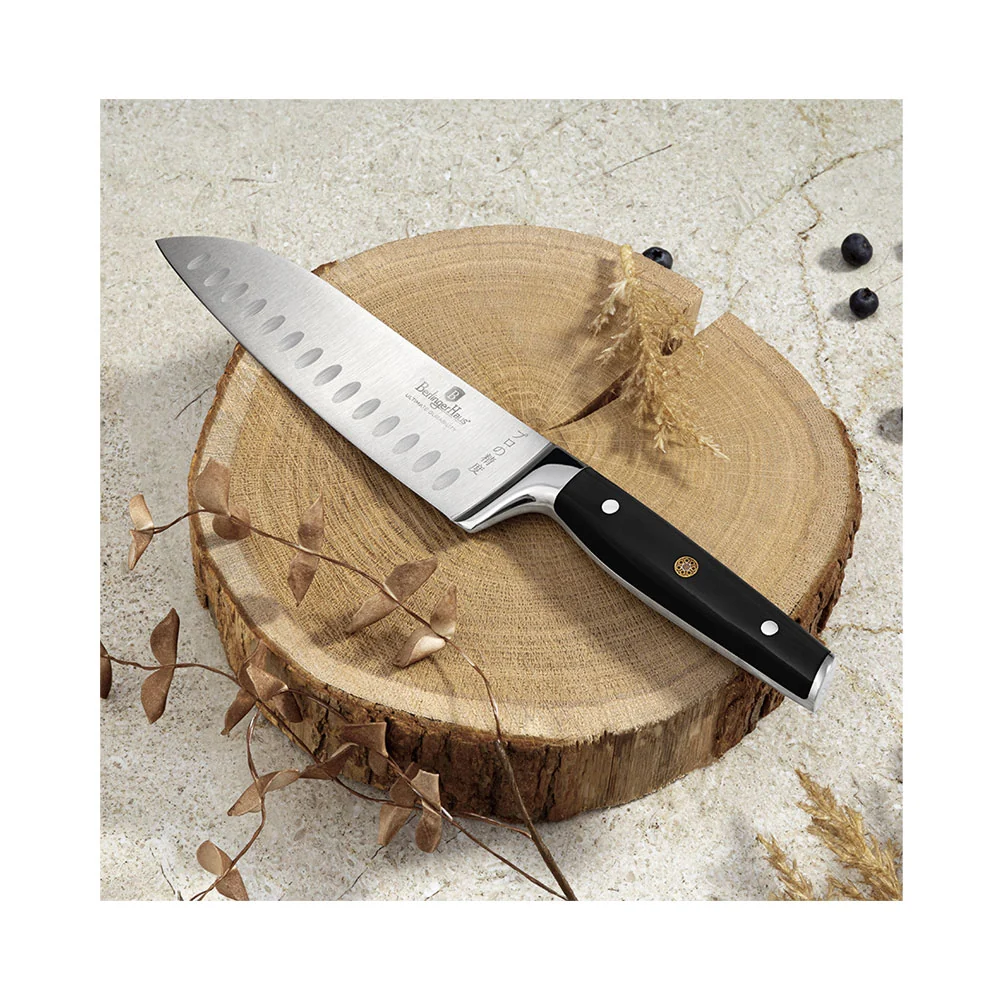 Berlinger Haus Küchenbarf Haus Santoku Messer da 17,5 cm Collezione Vantage Black