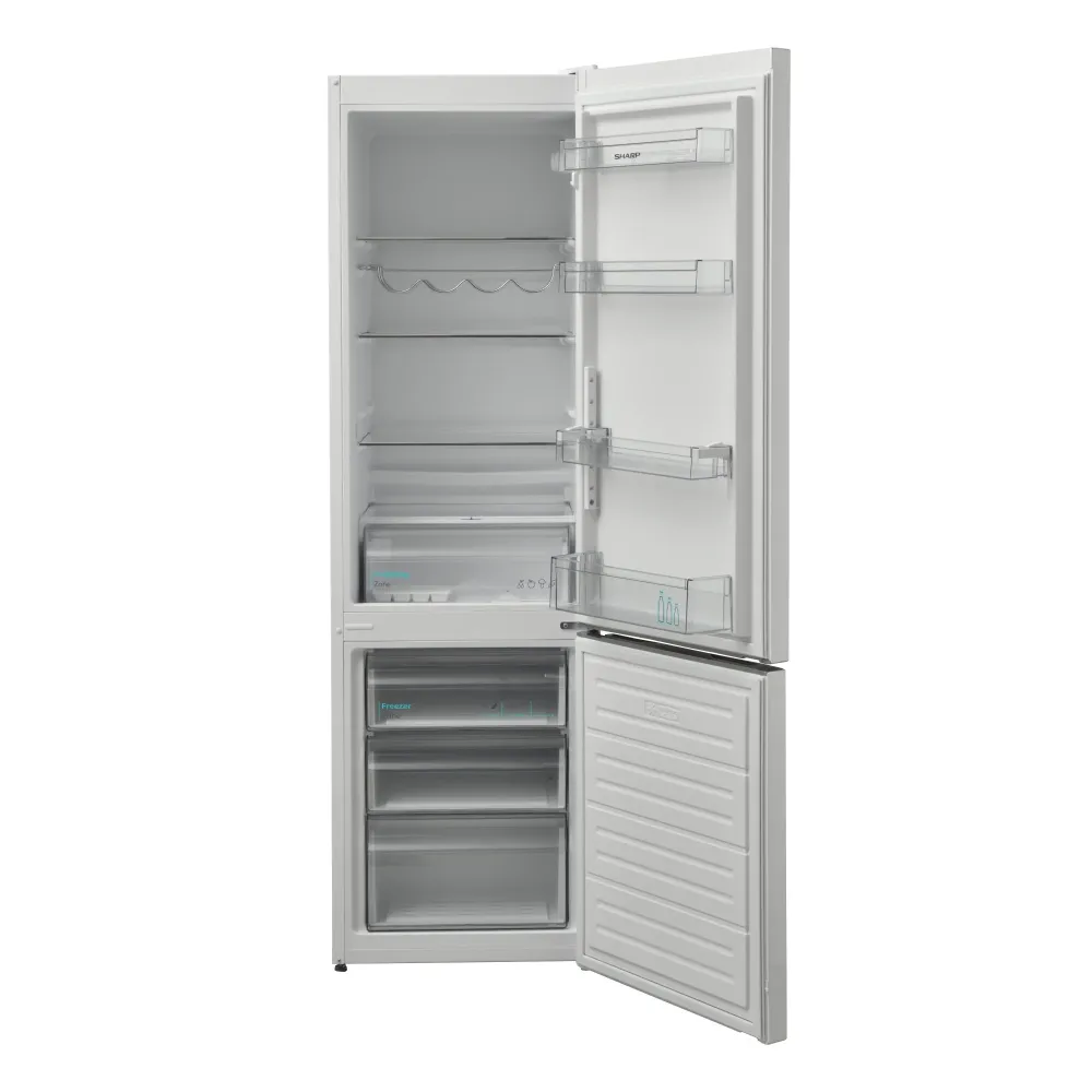 Sharp COMBINAZIONE COOL / Freezer SJ-FBB05DTXWD, 288 litri, bianco