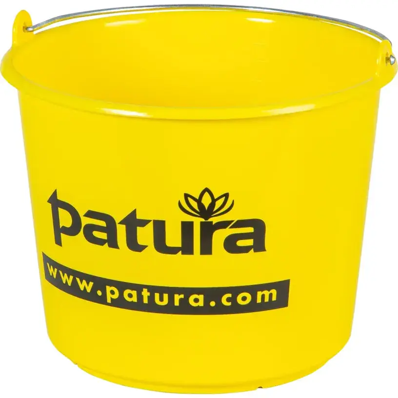 Secchio di plastica, 12 l giallo