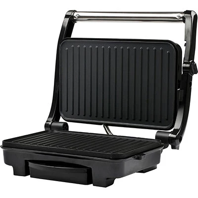 Bistecchiera Girmi BS11 1500W Inox con Piastre Antiaderenti e Termostato