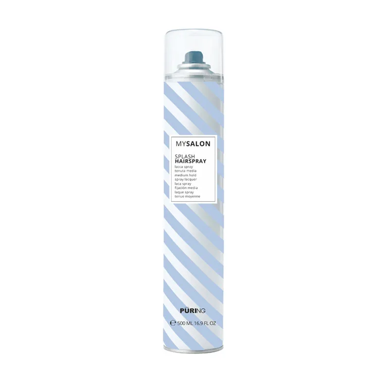 Lacca per Capelli Fix Medio PR My Salon Splash HairSpray 500 ml. Puring