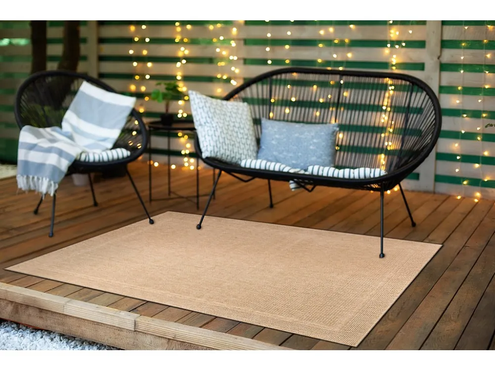 Tappeto TIMO 5979 SIZAL all'aperto telaio beige ombroso 240x330 cm