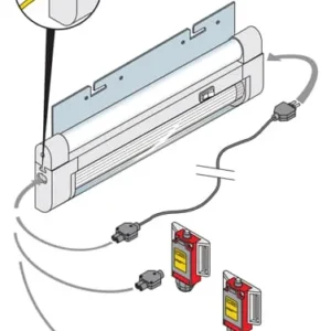 Abb EV1040 - Lampada fluorescente 8 W‚ 220-240 V L=342 mm