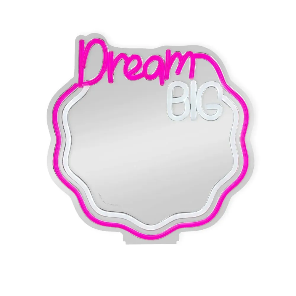 Specchio Luce Led Effetto Neon It's Sign - Dream Big