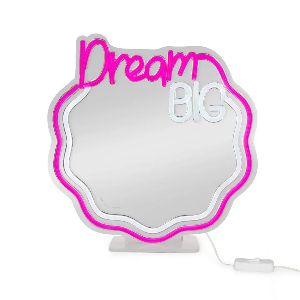 Specchio Luce Led Effetto Neon It's Sign - Dream Big