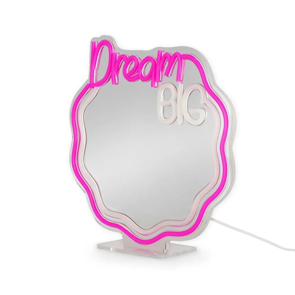 Specchio Luce Led Effetto Neon It's Sign - Dream Big