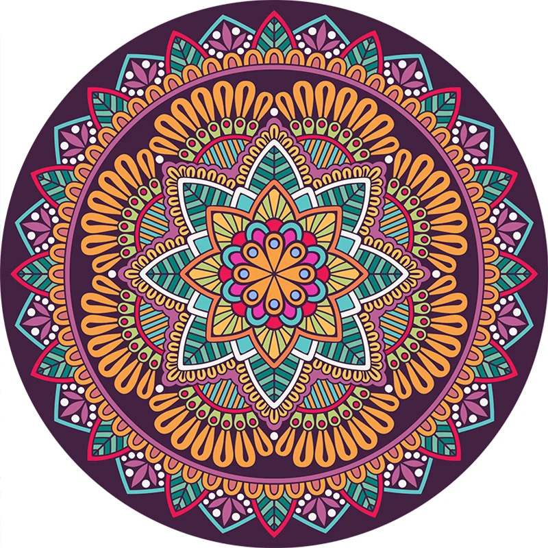 Esclusivo tappeto marocchino Tappeto floreale tribale multicolore Tappeto antiscivolo lavabile lavatrice per animali domes...
