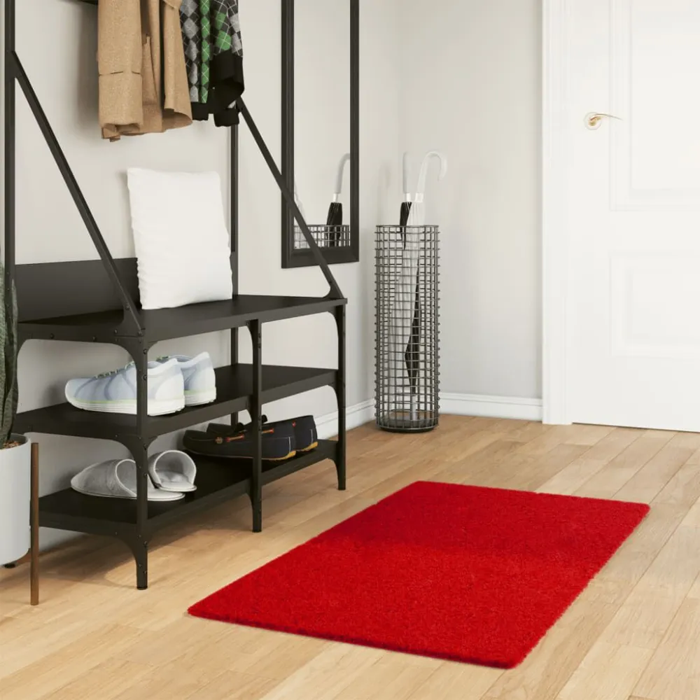Tappeto OVIEDO Pelo Piccolo Rosso 60x110 cm Sicuro | Impermeabile