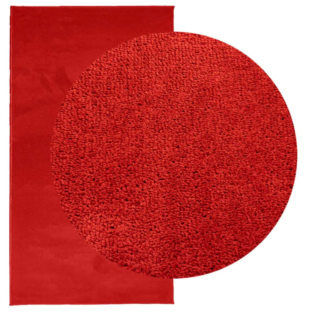 Tappeto OVIEDO Pelo Piccolo Rosso 60x110 cm Sicuro | Impermeabile