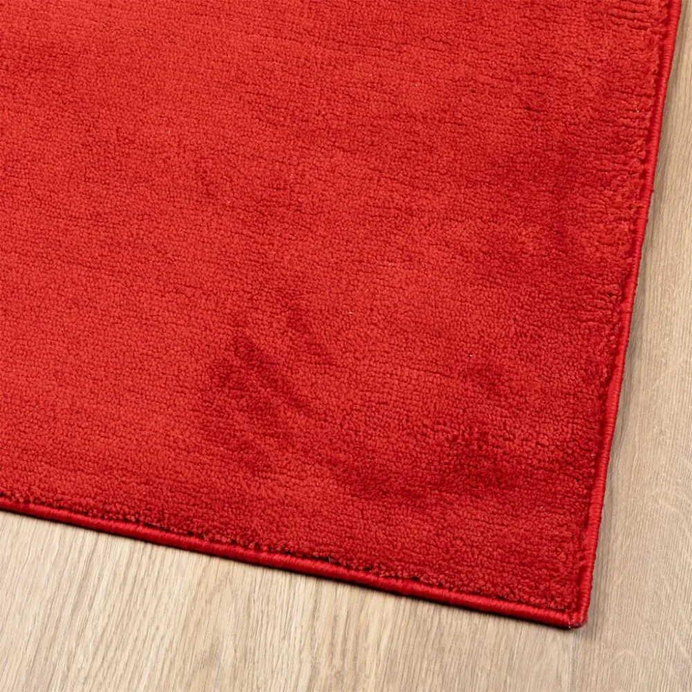 Tappeto OVIEDO Pelo Piccolo Rosso 60x110 cm Sicuro | Impermeabile