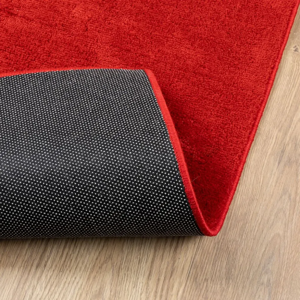Tappeto OVIEDO Pelo Piccolo Rosso 60x110 cm Sicuro | Impermeabile