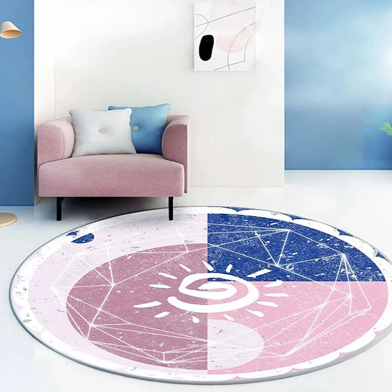 Termostato Digitale Tappeto modernista fantasia Tappeto viola multicolore astratto con motivo rossetto Tappeto lavabile pe...