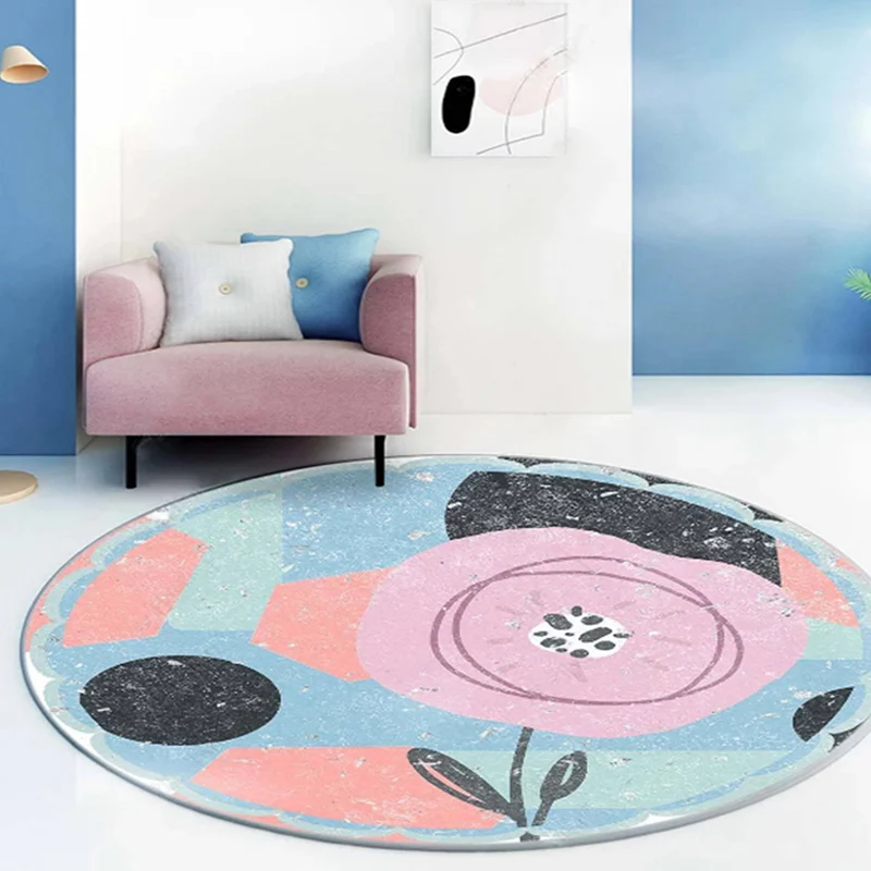 Termostato Digitale Tappeto modernista fantasia Tappeto viola multicolore astratto con motivo rossetto Tappeto lavabile pe...