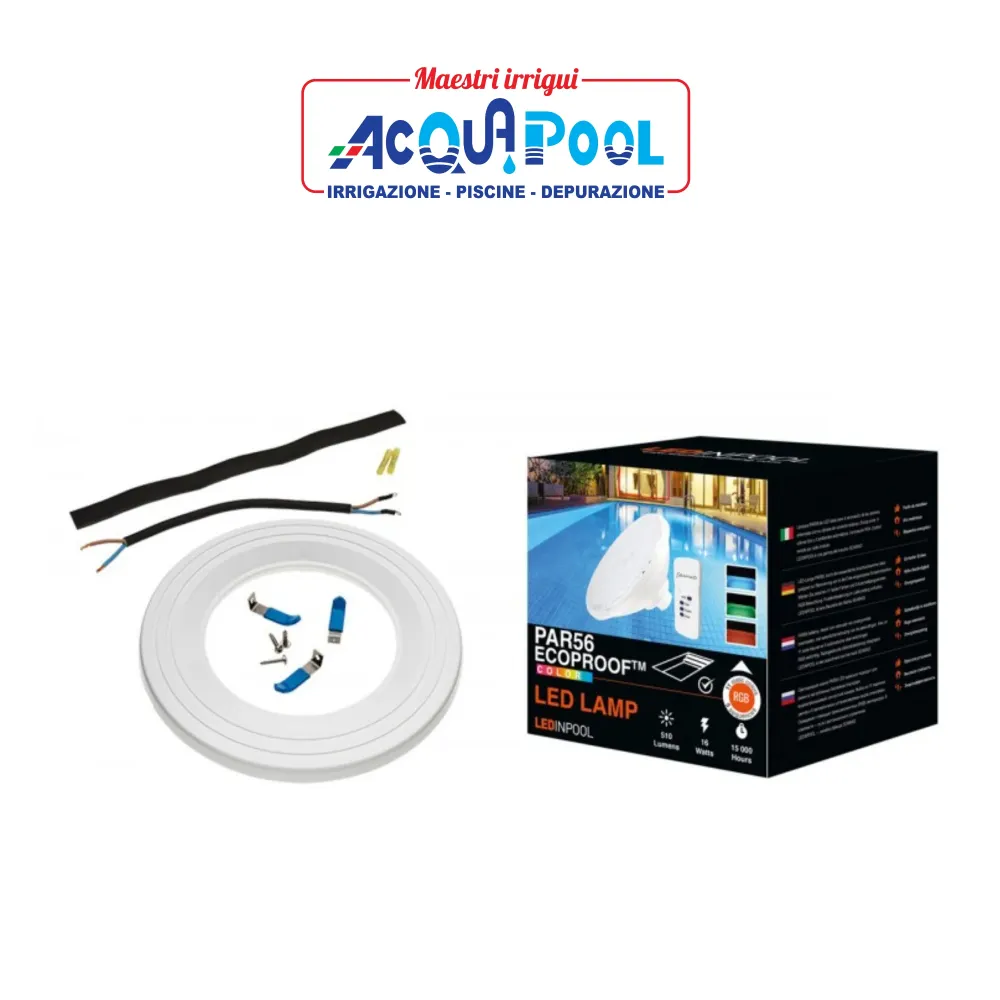 FARO LED MULTICOLORE RGB ECOPROOF CON TELECOMANDO