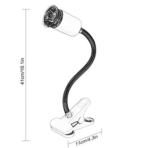 LEDGLE Lampada Tartarughe Acqua, UVA UVB Riscaldante, 25W+50W