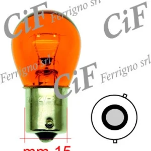 Lampada arancio 12V 21W frecce anteriori/posteriori
