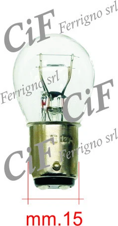 Lampada biluce BAY 15d 12Volt 21/5Watt
