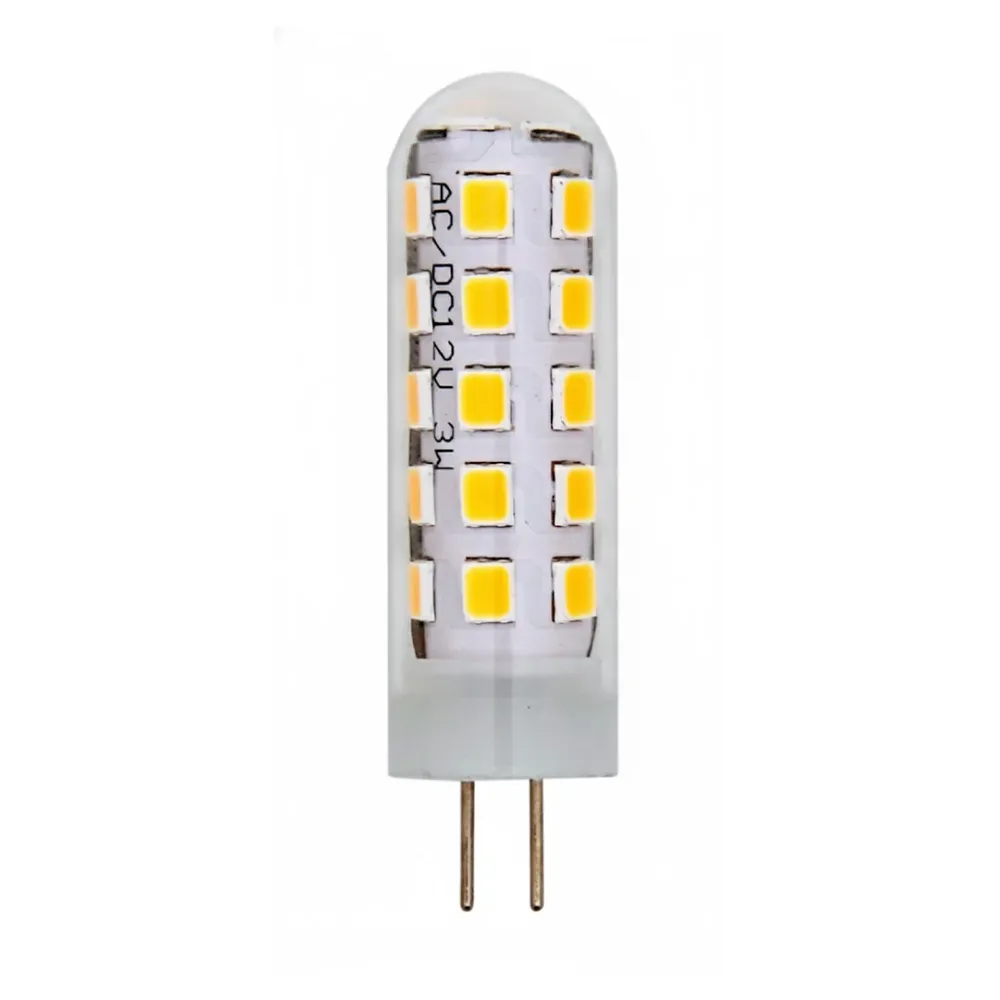 Lampadina LED bispina G4 2,5W 250lm luce naturale 4000K AC/DC 12V
