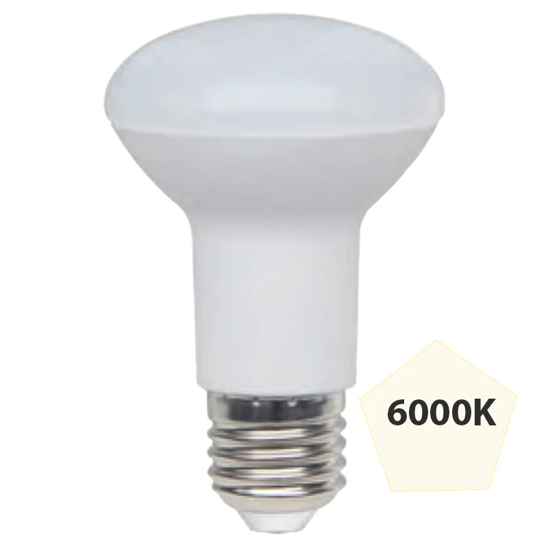Lampadina LED reflector R63 E27 8W 806lm luce fredda 6500K equivalente 60W