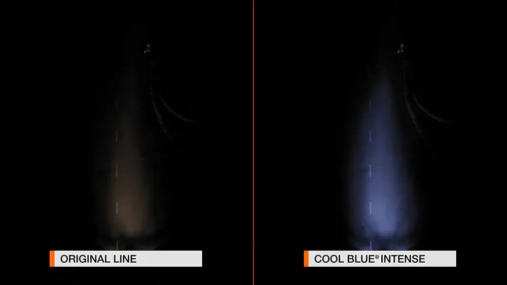 OSRAM COOL BLUE INTENSE H7, +100% più luminosa, fino 5000K, lampada alogena, look LED, duo box (2 lampade)