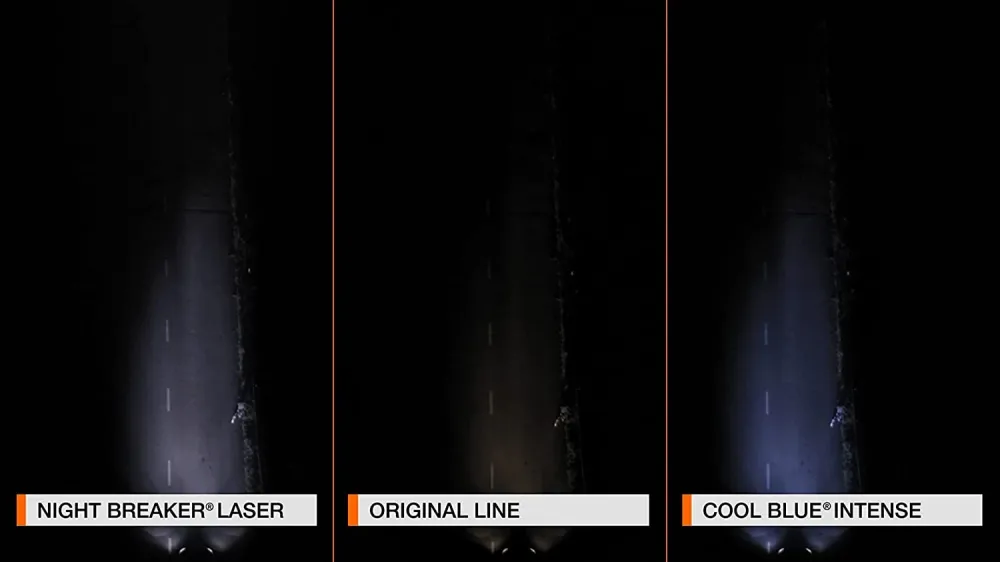 OSRAM COOL BLUE INTENSE H7, +100% più luminosa, fino 5000K, lampada alogena, look LED, duo box (2 lampade)