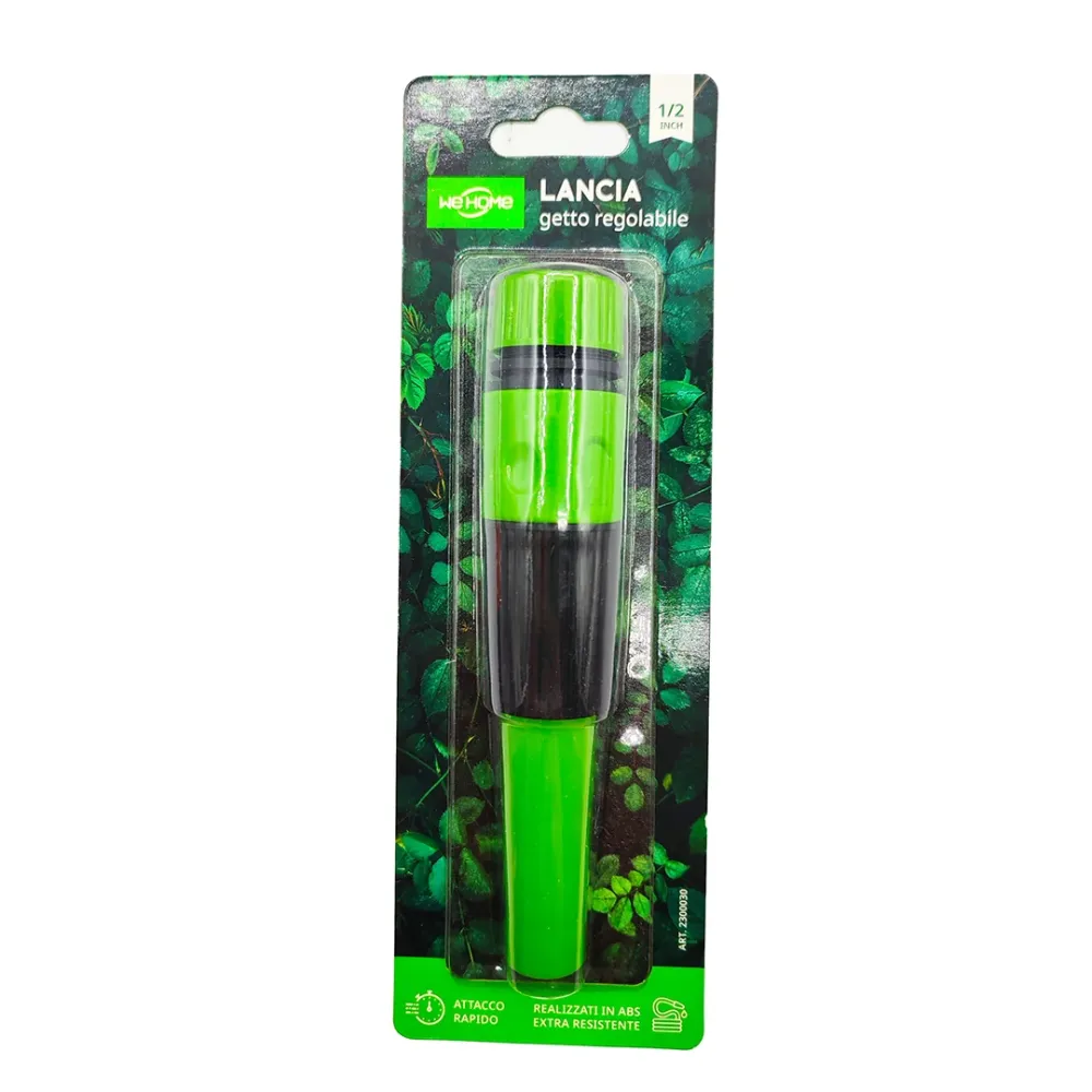 Lancia d'irrigazione getto regolabile con raccordo rapido da Ø 1/2'' weHome
