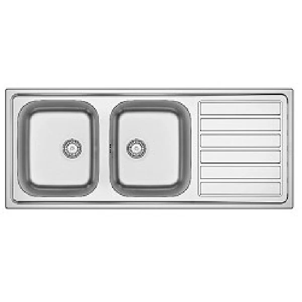 Lavello Inox 116x50 Sx 1162irb Saldata