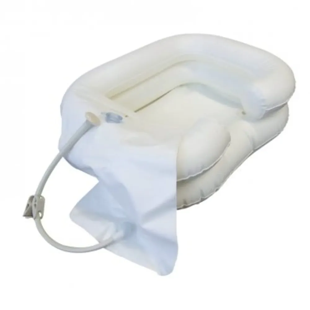 Kit lavatesta lavaggio capelli (Vaschetta Gonfiabile e Sacca per Acqua) – Cura Farma