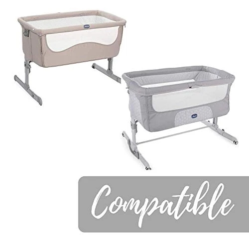 Set 3 Pezzi | 2 Lenzuola Next2Me Compatibili 83x50cm + 1 Coprimaterasso...