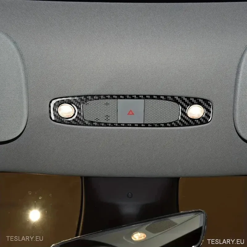 Coperchio di luce cupola/mappa per fibra di carbonio Tesla 3/Y