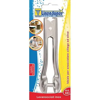 Snocciolatore Super De Luca Acciaio Inox per Ciliegie e Olive