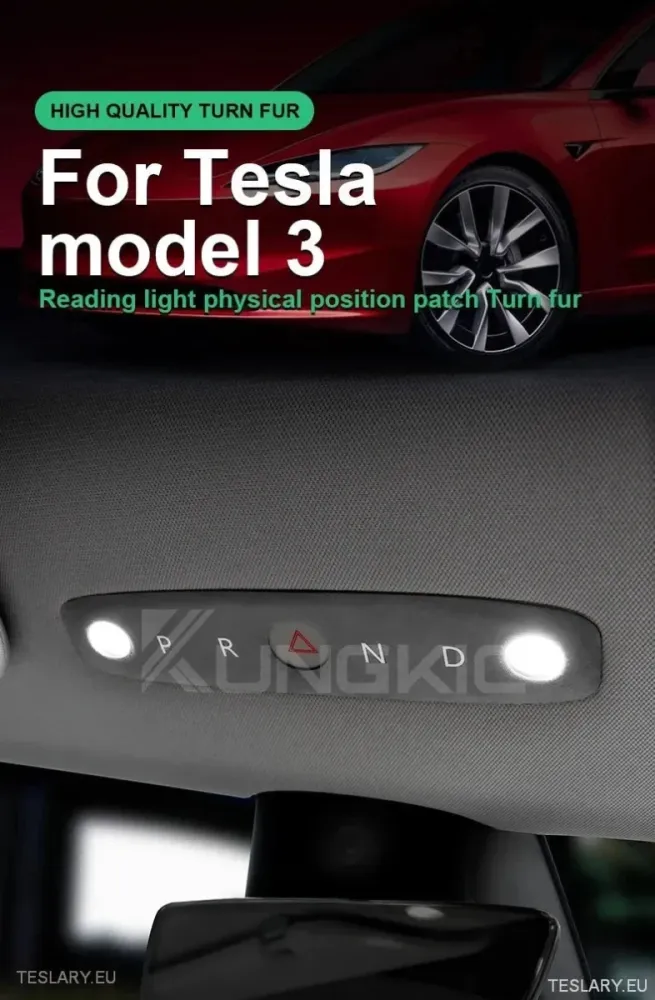 Coperchio di luce cupola/mappa per Tesla 3 Highland