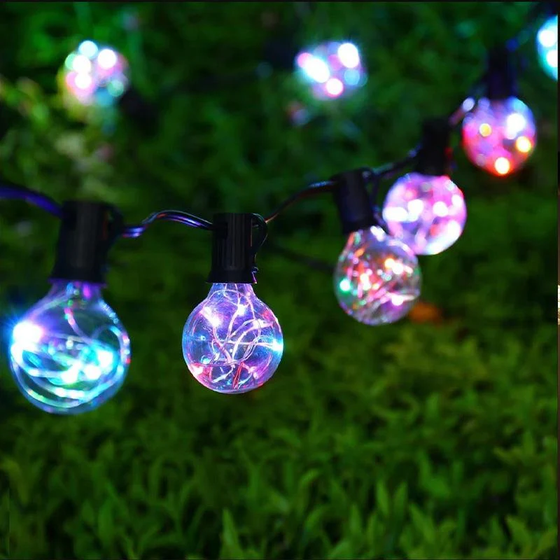 Quntis G40 Luci Stringa LED Colorate per Esterni, 38.5Ft IP65 Impermeabili, 30+3 0.1w per Lampadine Risparmio Energetico,...