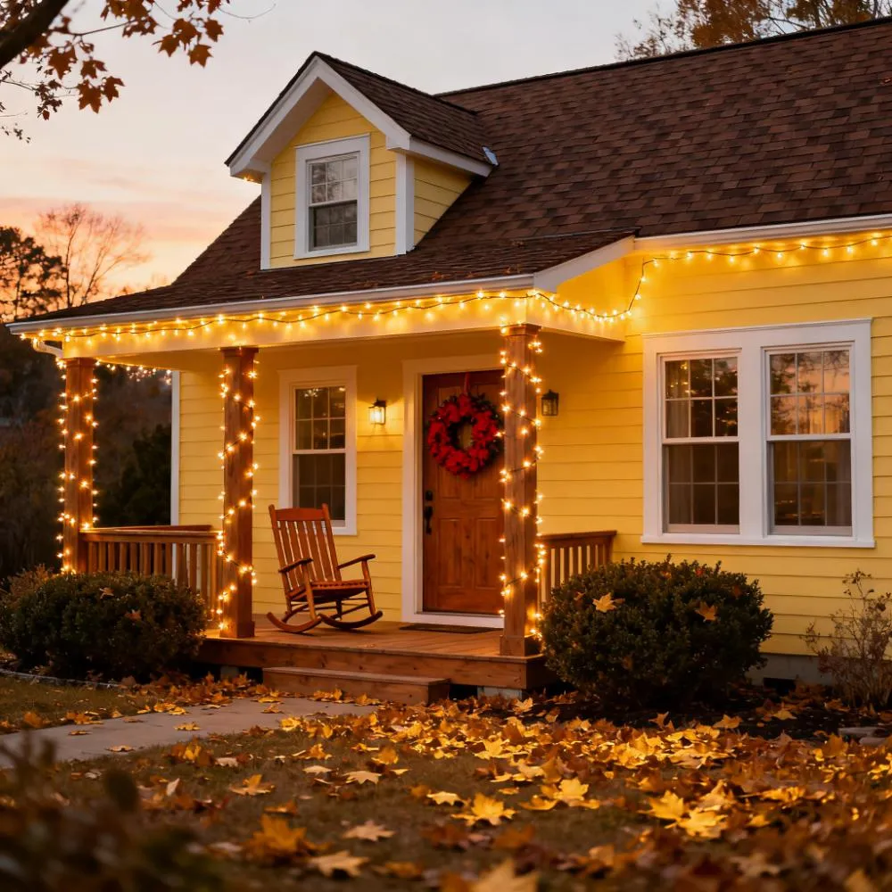 Quntis 100M (328ft) 500 LED Luci Stringa Impermeabili – Standard UE Decorazioni Natalizie e Festive per Esterni