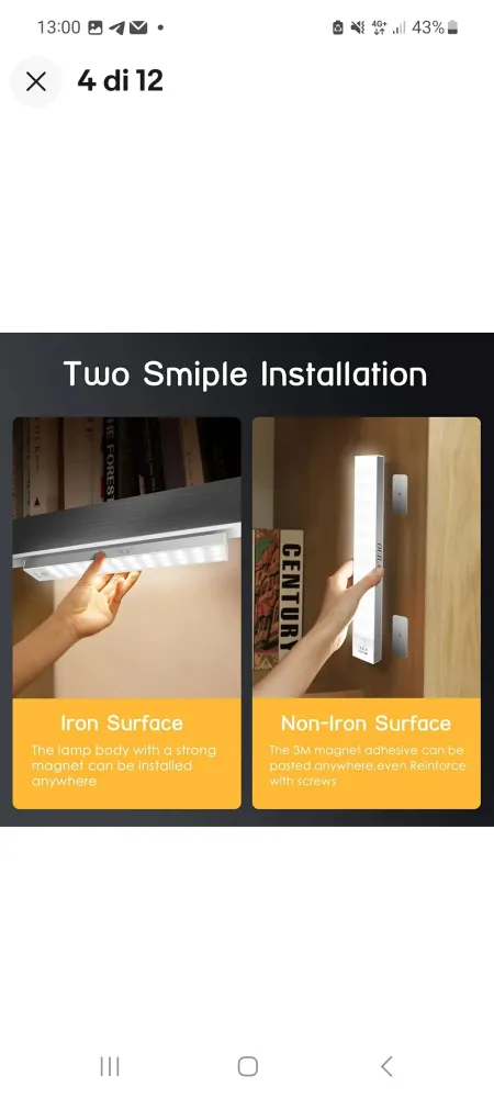 DUE Luci Led Multiuso