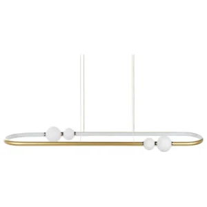 Metal LED Pendant Lamp Gold FEALE