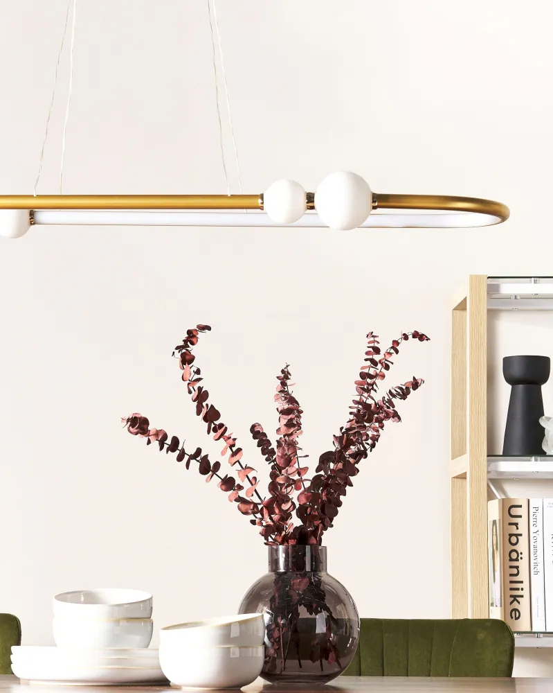 Metal LED Pendant Lamp Gold FEALE