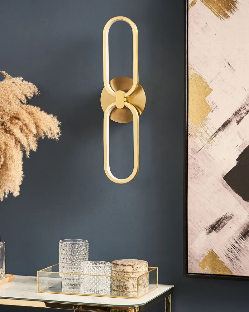 Metal LED Wall Lamp Gold KRANG