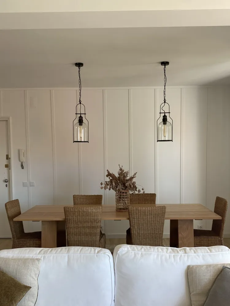 Sbiancante Tessuti Metal Pendant Lamp Nero puro BASHILO