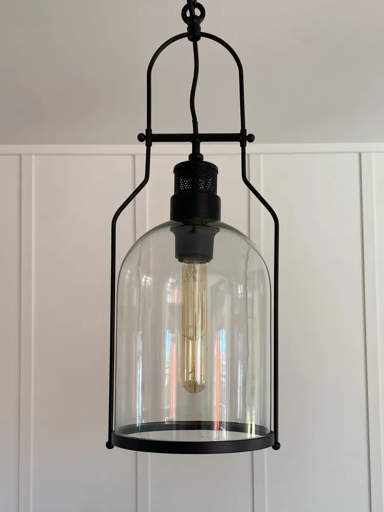 Sbiancante Tessuti Metal Pendant Lamp Nero puro BASHILO