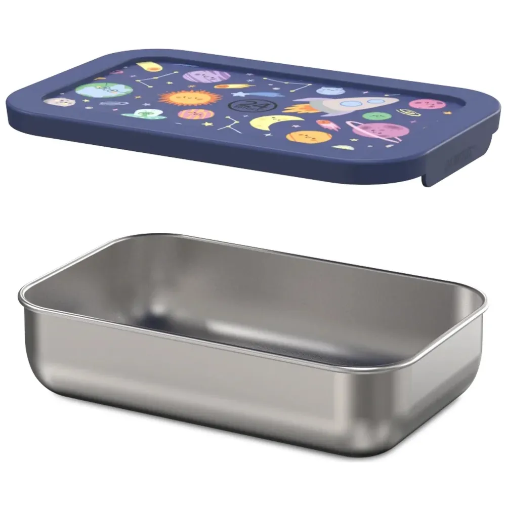 Lunchbox Bambini Unisex 24bottles - Snackbox Space Friends - Multicolore