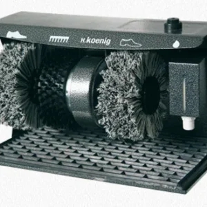 Ⓜ️🔵🔵🔵 H.Koenig U600 - Macchina pulisci-scarpe, lucidascarpe con erogatore di cera, qualità professionale