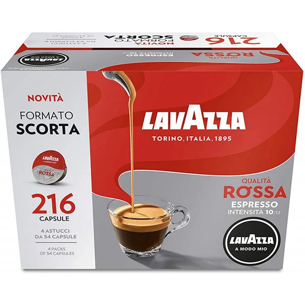 Lavazza Modo Mio Capsule 216 Pz Qualita' Rossa