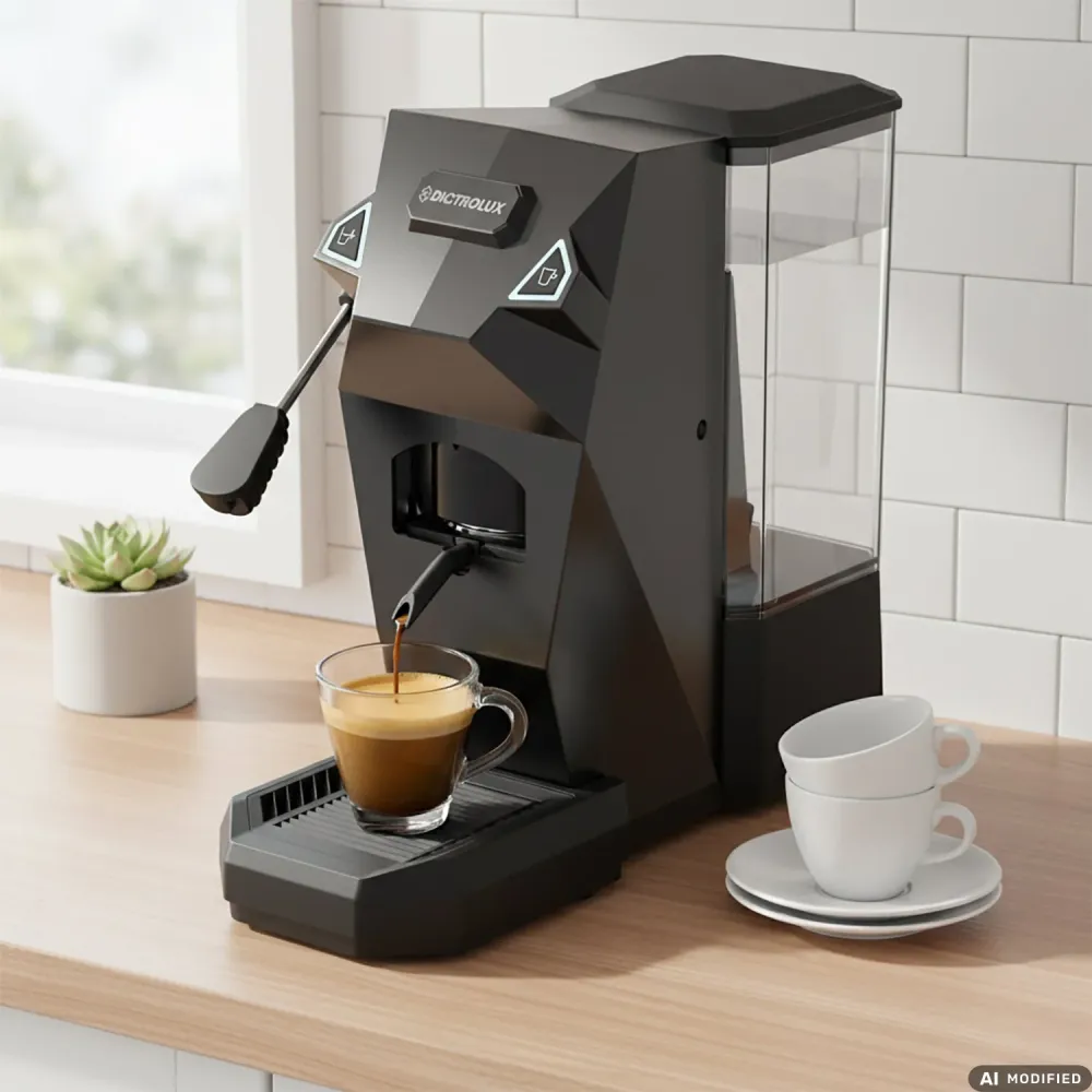 DICTROLUX - Macchina da caffè Morelia Black 550 Watt - Compatibile con cialde Ese