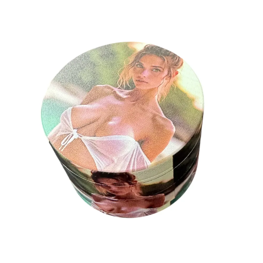 Hot & Heavy – Macinino da 50 mm (4 pezzi) con motivo sexy ragazza